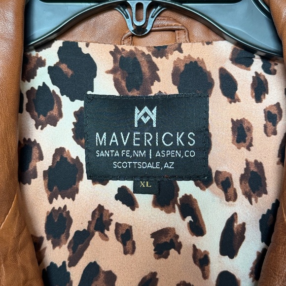 Mavericks of Scottsdale Vintage Brown Leather Jacket - Picture 12 of 14